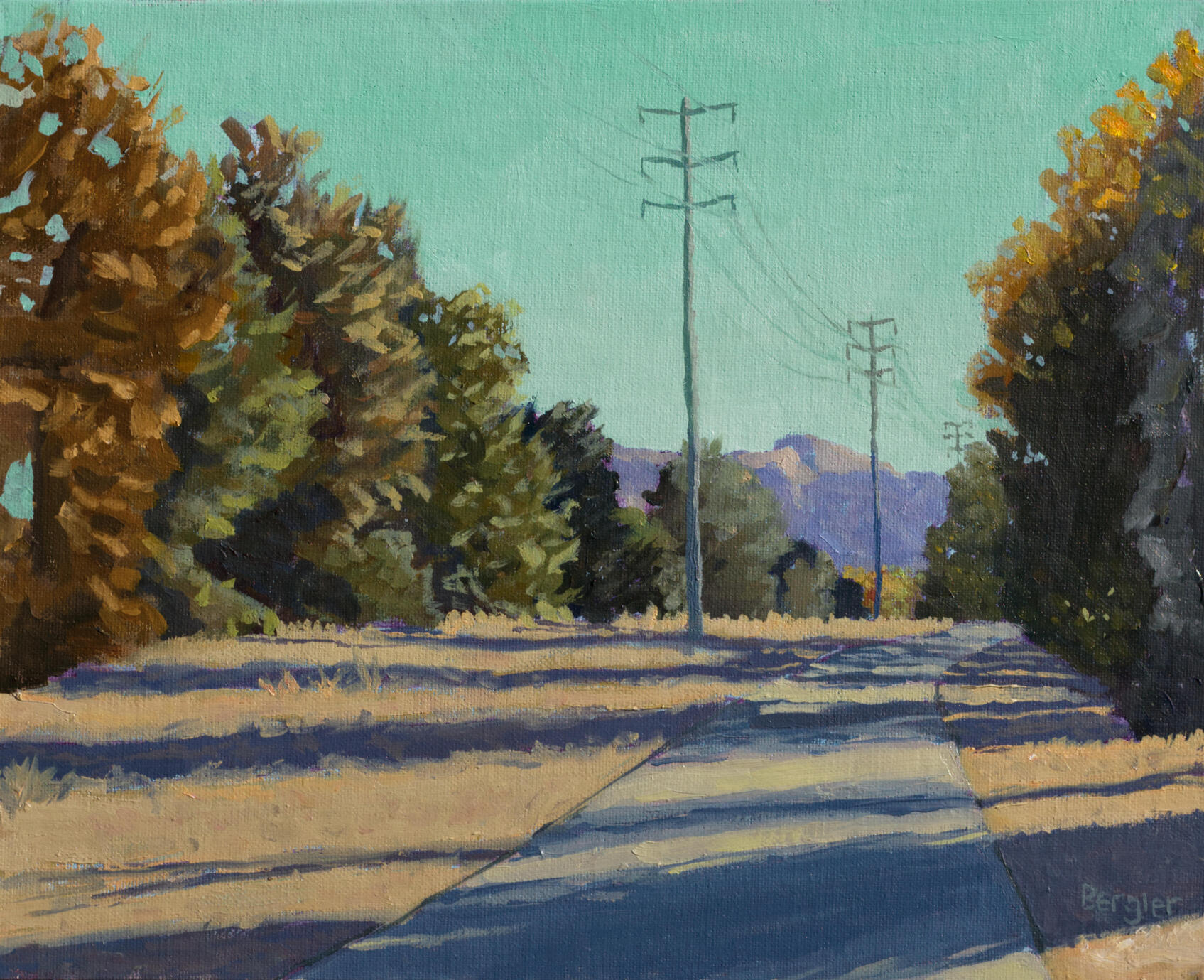 Evening Walk Vacaville,CA 10x8 oil $275